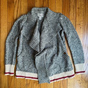 Girls' Roots Cabin Open Cardigan